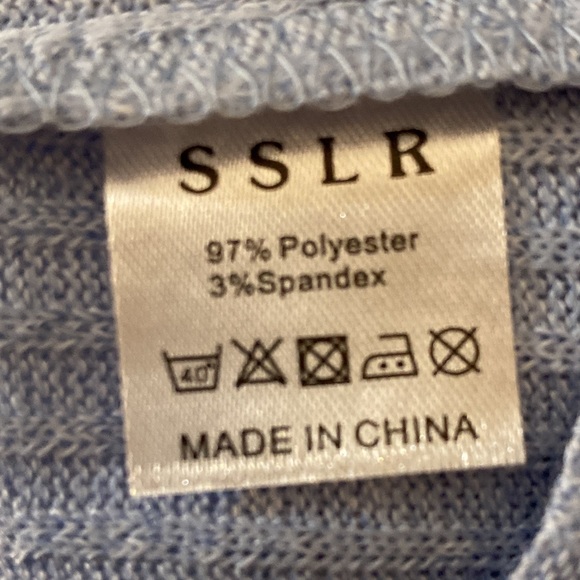 New SSLR V Neck T Shirts for Women Short Sleeve Summer Tops Ribbed Trendy Shirts - Picture 11 of 15